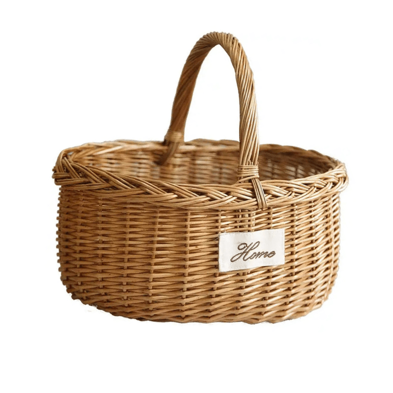 Petit panier en osier pour picnic
