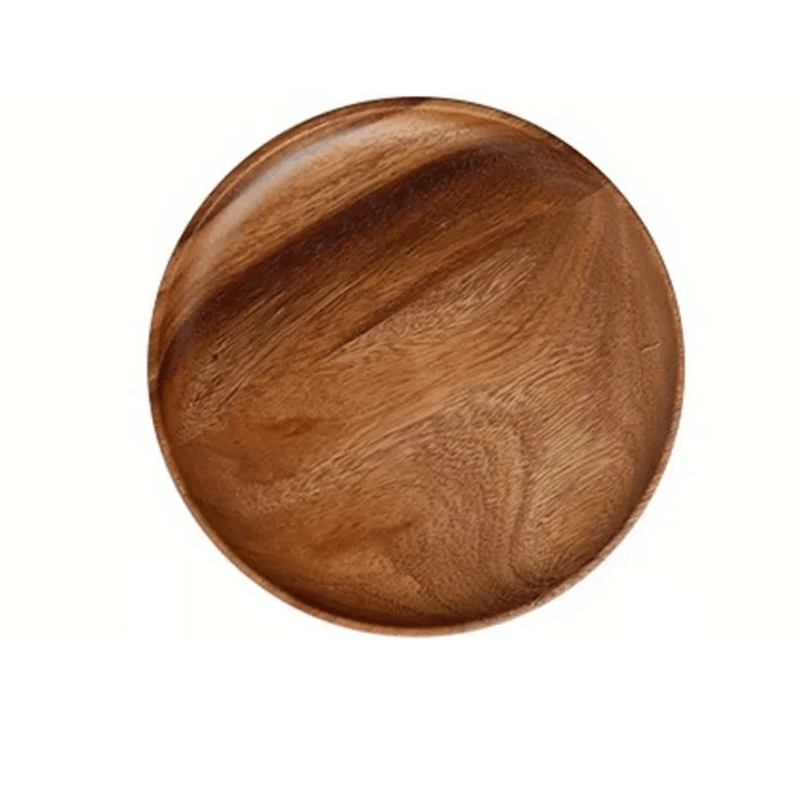assiette en bois