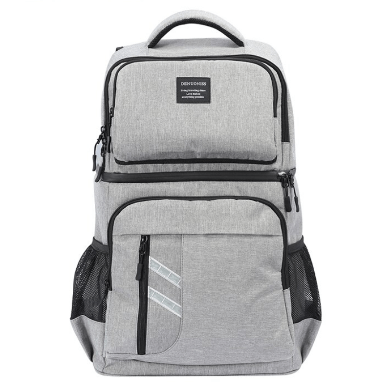 Sac avec poche isotherme de couleur grise