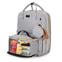 Sac Repas 2-en-1 Femme – Compartiment Isotherme + Ordinateur 15,6 Pouces | Idéal Travail, Université, Bureau - 8