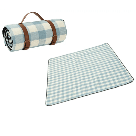 couverture picnic bleu