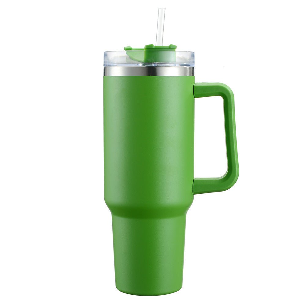 Tasse café isotherme verte pour garder sa boisson chaude